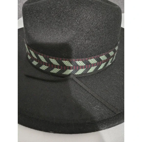 Free People Kimi Rancher Hat Black OS NWOT
